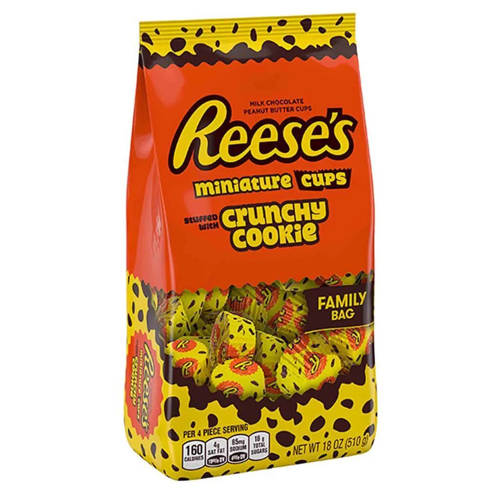 Reese's Crunchy Cookie Peanut Butter Cups Minatures: 18-Ounce Bag