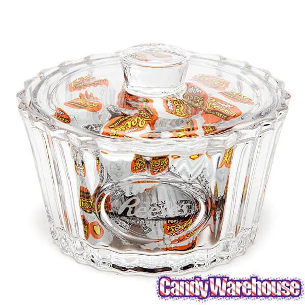 Reese's Crystal Candy Dish with Cover