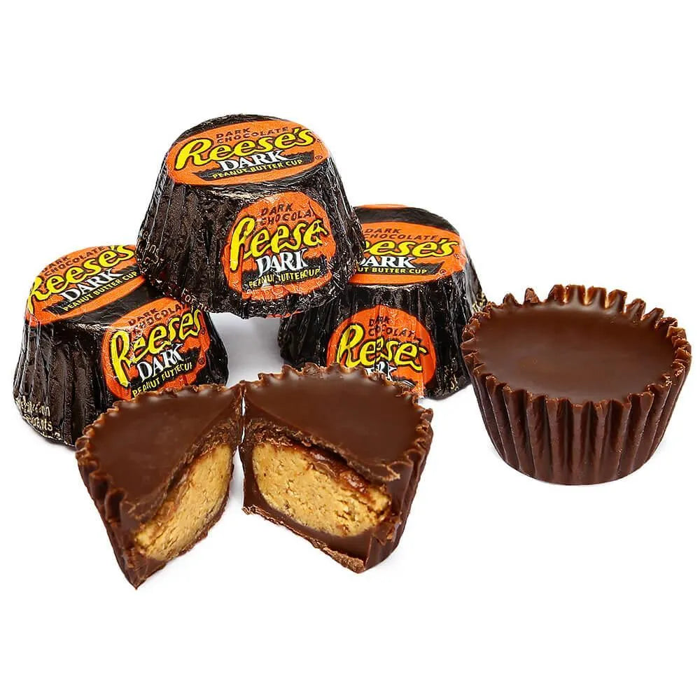 Reese's Dark Chocolate Peanut Butter Cups Miniatures: 10.2-Ounce Bag