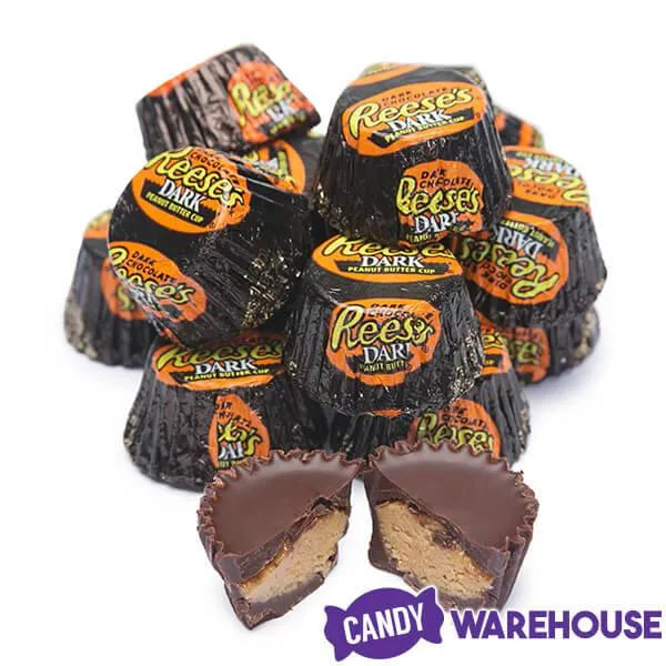 Reese's Dark Chocolate Peanut Butter Cups Miniatures: 10.2-Ounce Bag