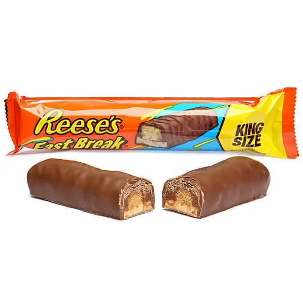 Reese's Fast Break King Size Candy Bars: 18-Piece Box