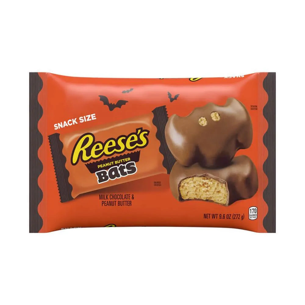 REESE'S Milk Chocolate Peanut Butter Snack Size Bats: 9.6-Ounce Bag