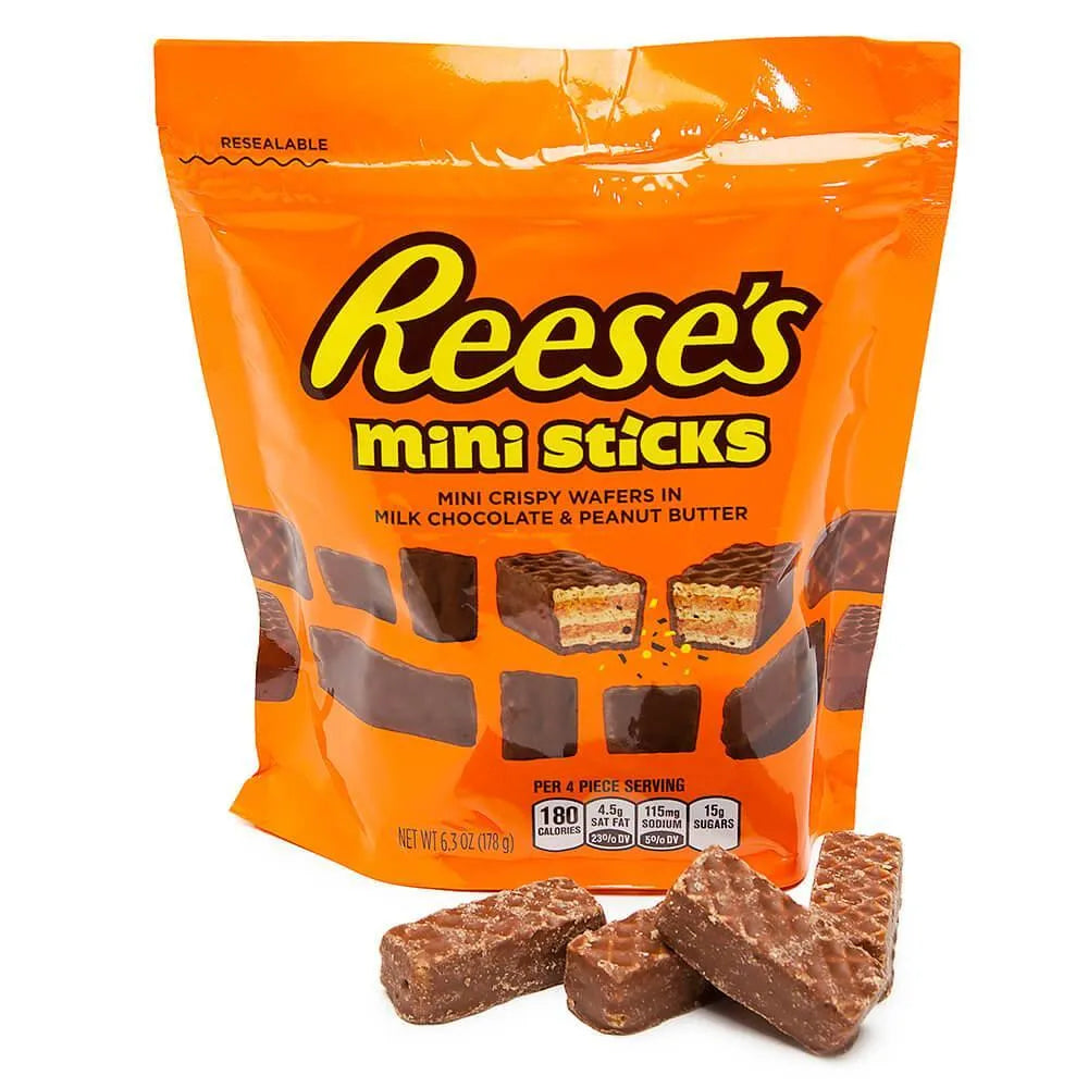 Reese's Mini Sticks Candy Bars: 6.3-Ounce Bag