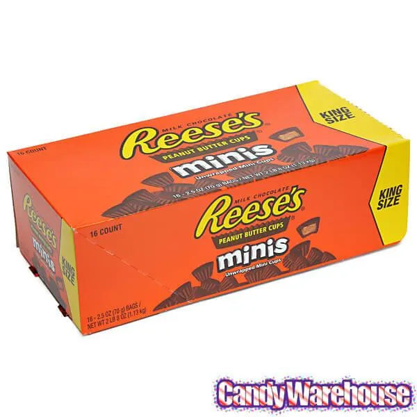 Reese's Minis King Size Packs: 16-Piece Box