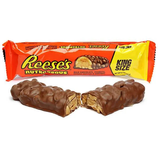 Reese's Nutrageous King Size Candy Bars: 18-Piece Box