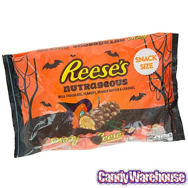 Reese's Nutrageous Snack Size Candy Bars: 10-Piece Bag