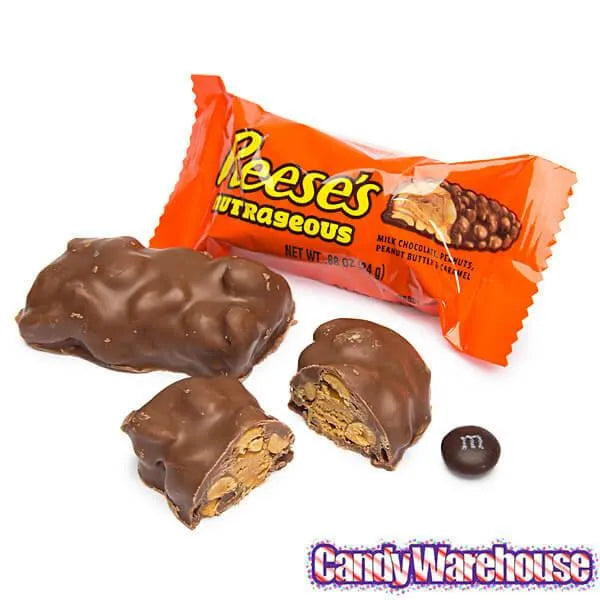 Reese's Nutrageous Snack Size Candy Bars: 10-Piece Bag