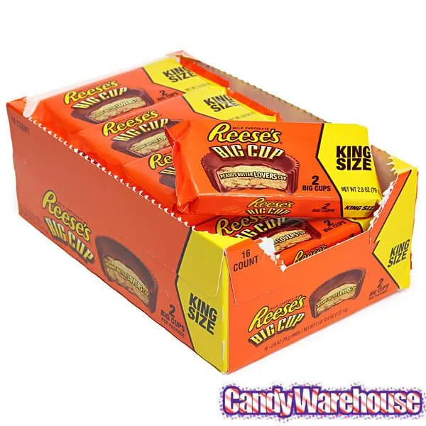 Reese's Peanut Butter Big Cups King Size Packs: 16-Piece Box