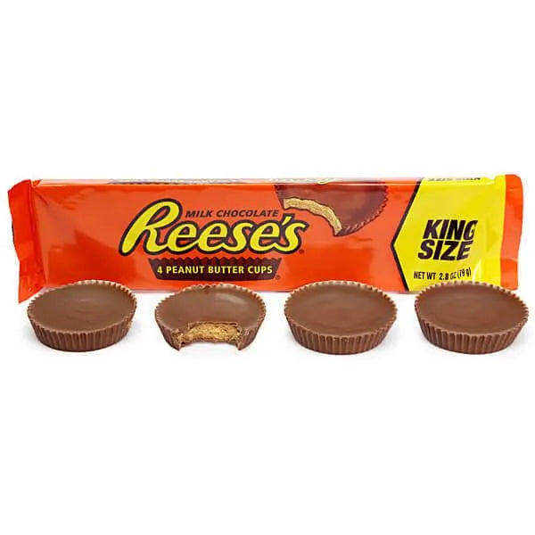 Reese's Peanut Butter Cups Candy King Size Packs: 24-Piece Box