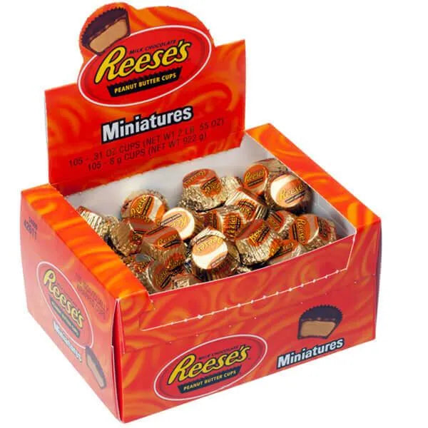 Reese's Peanut Butter Cups Miniatures: 105-Piece Box