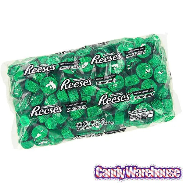 Reese's Peanut Butter Cups Miniatures - Dark Green: 200-Piece Bag