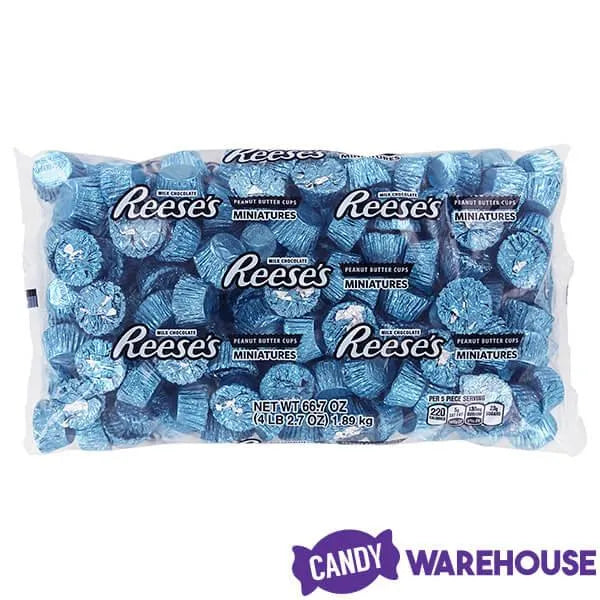 Reese's Peanut Butter Cups Miniatures - Light Blue: 200-Piece Bag