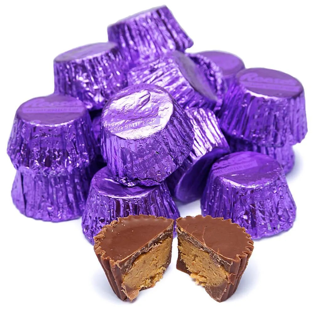 Reese's Peanut Butter Cups Miniatures - Purple: 200-Piece Bag