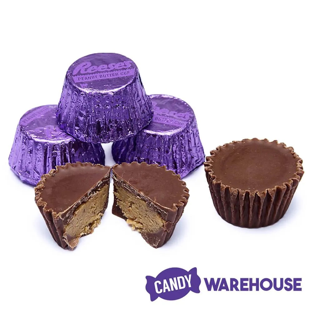 Reese's Peanut Butter Cups Miniatures - Purple: 200-Piece Bag