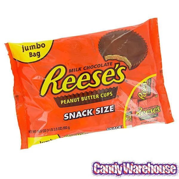 Reese's Peanut Butter Cups Snack Size Packs: 25-Piece Bag