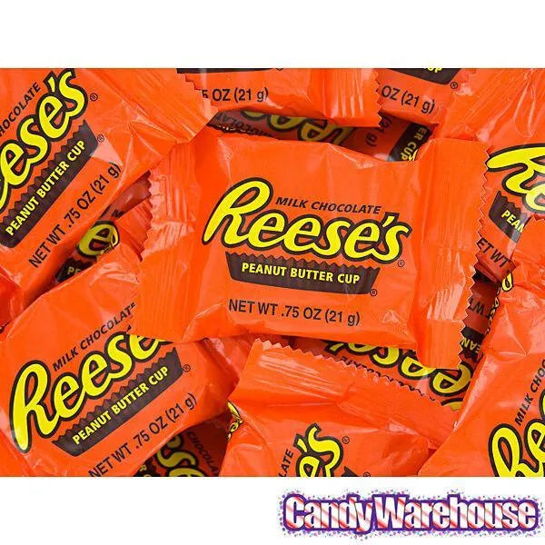 Reese's Peanut Butter Cups Snack Size Packs: 25-Piece Bag