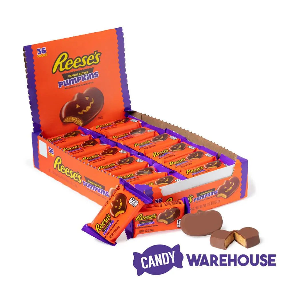 Reese's Peanut Butter Milk Chocolate Pumpkins: 36-Piece Box