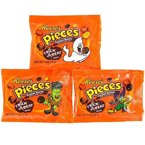 Reese's Pieces Halloween Snack Size Packs: 15-Piece Bag