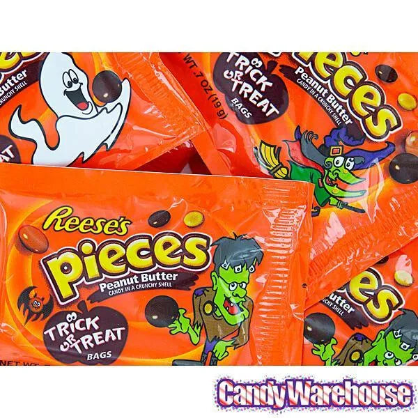 Reese's Pieces Halloween Snack Size Packs: 15-Piece Bag