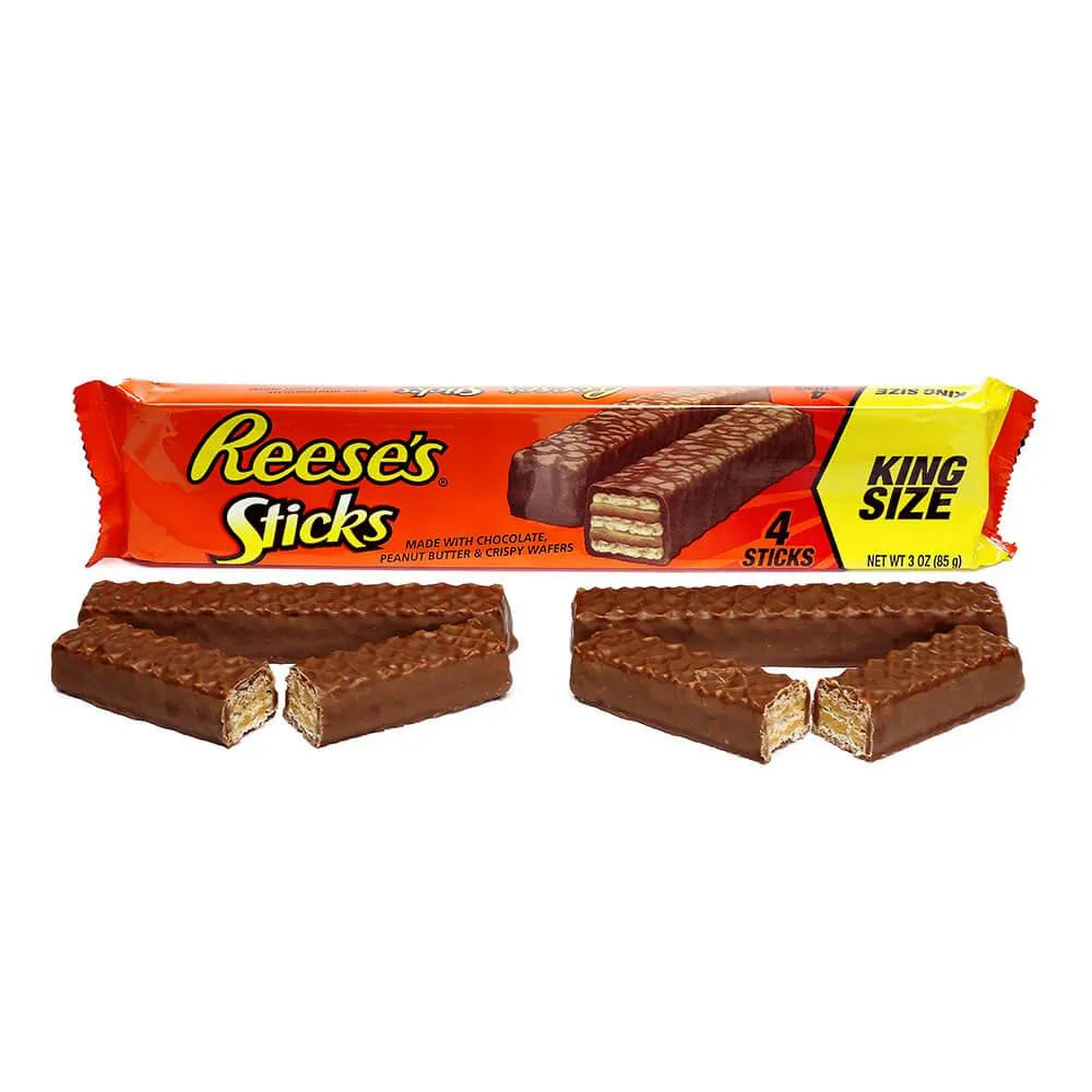 Reese's Sticks King Size Candy Bars: 24-Piece Box