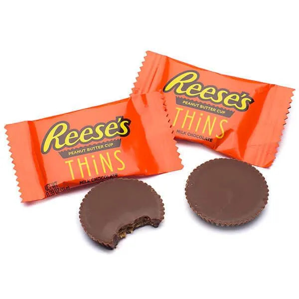 Reese's Thins Milk Chocolate Peanut Butter Cups Candy: 7.37-Ounce Bag