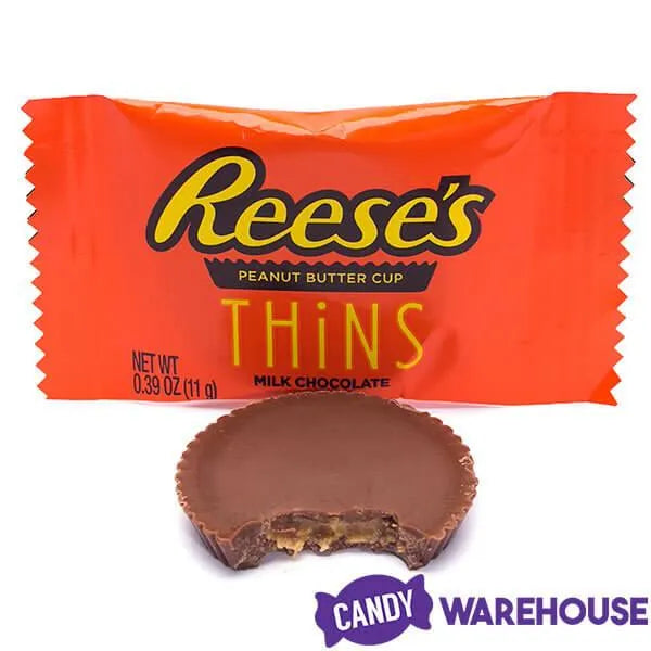 Reese's Thins Milk Chocolate Peanut Butter Cups Candy: 7.37-Ounce Bag