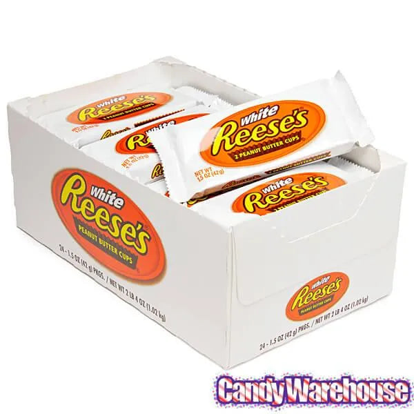 Reese's White Chocolate Peanut Butter Cups: 24-Piece Box