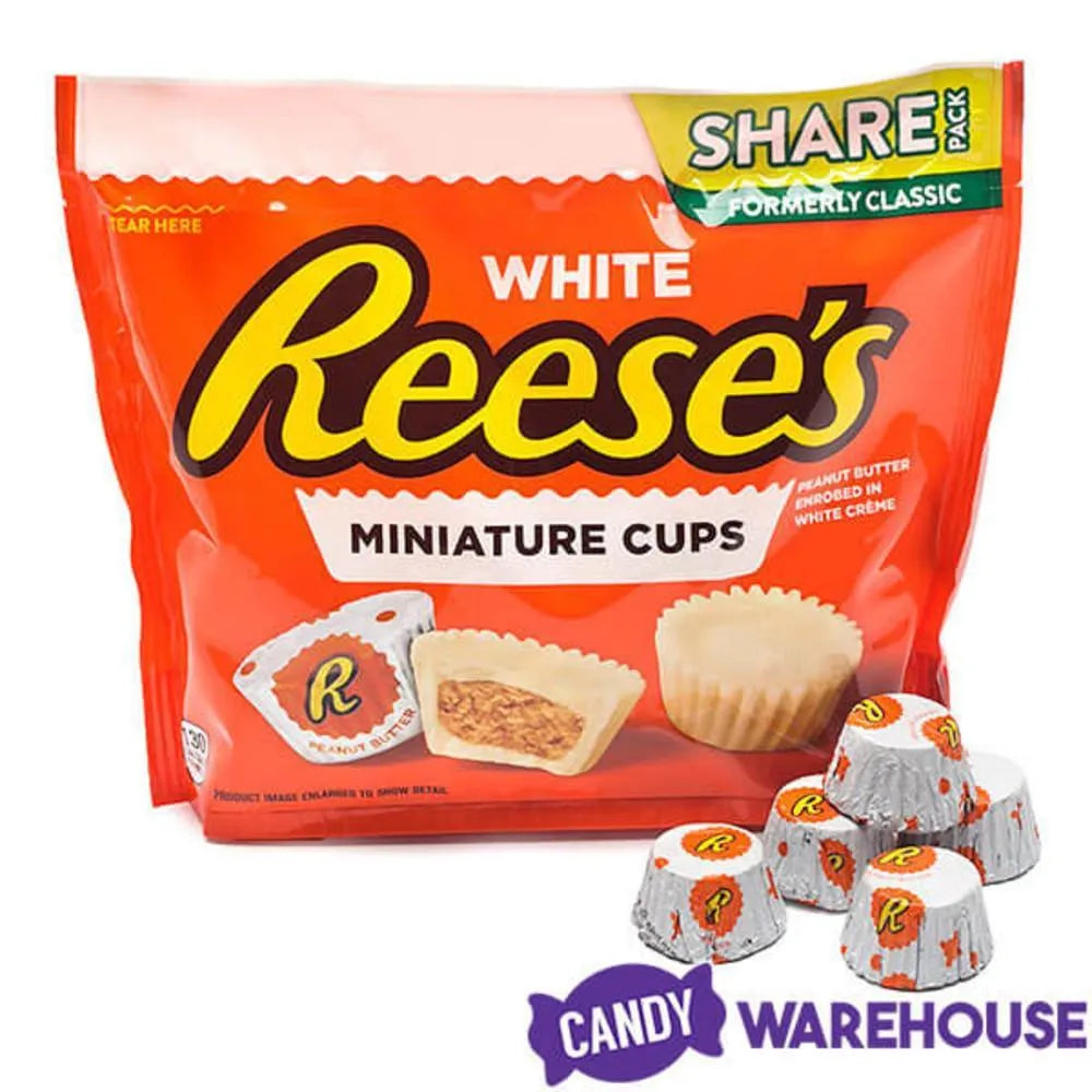 Reese's White Chocolate Peanut Butter Cups Miniatures: 10.5-Ounce Bag