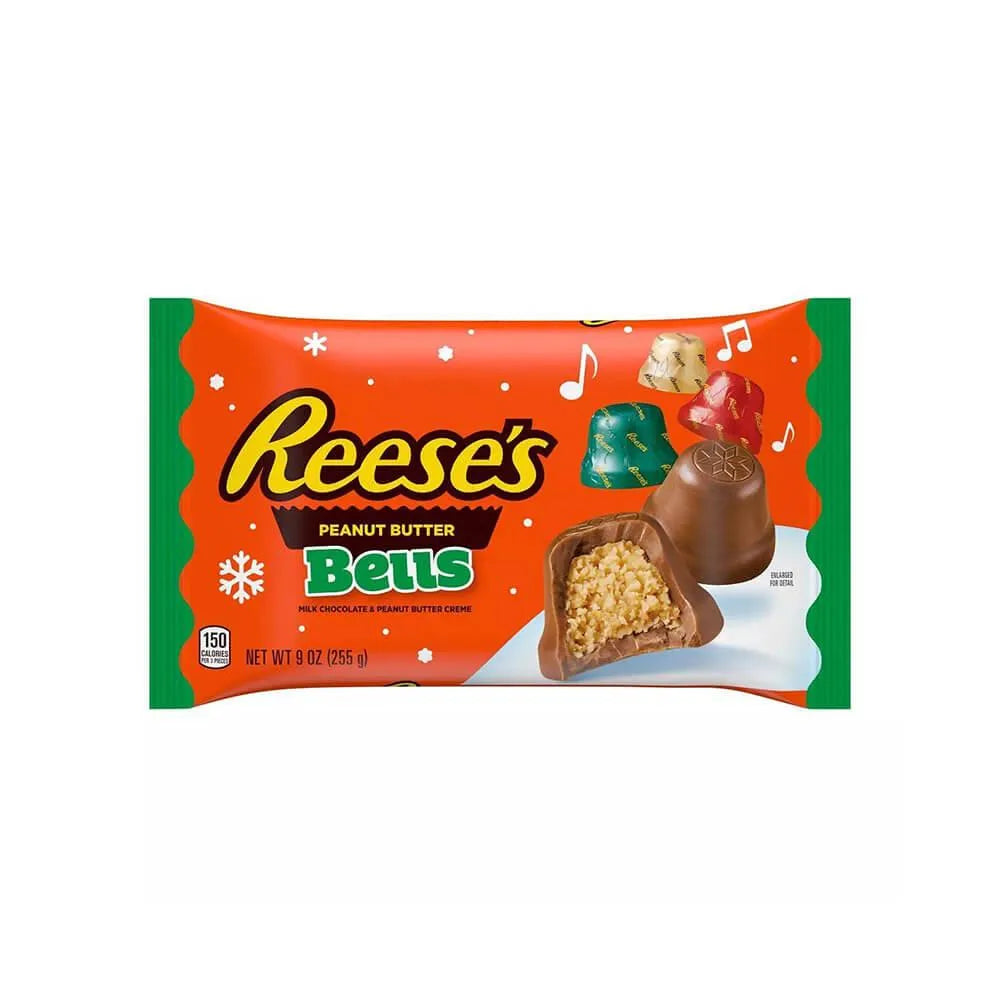 Reeses Christmas Peanut Butter Bells Candy: 9-Ounce Bag