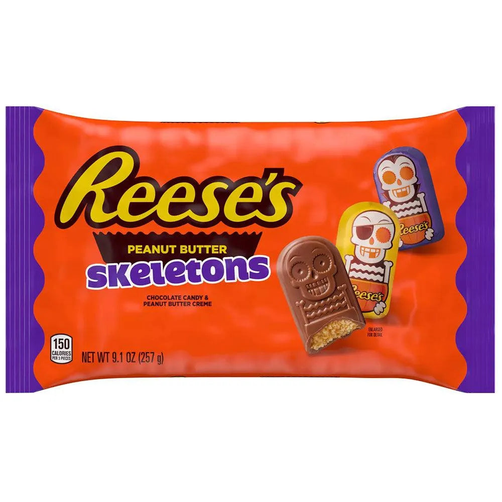 Reese's Halloween Milk Chocolate Peanut Butter Skeletons: 9-Ounce Bag