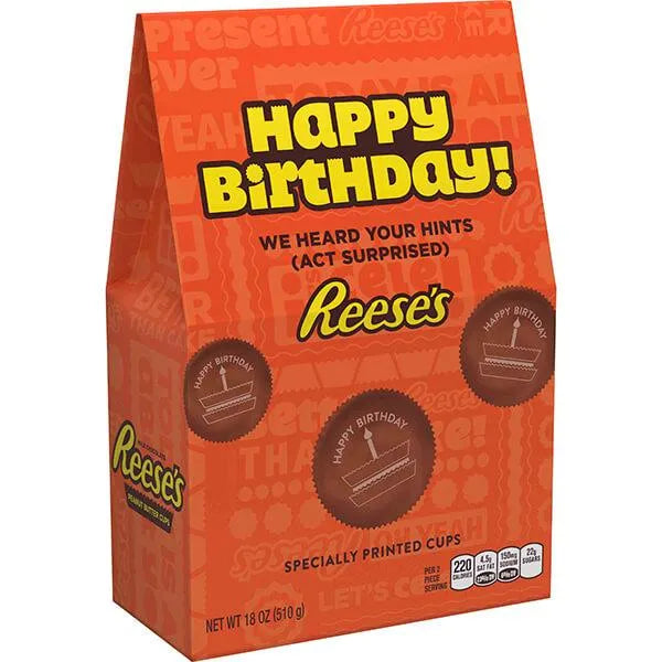 Reeses Happy Birthday Peanut Butter Cups: 20-Piece Tote