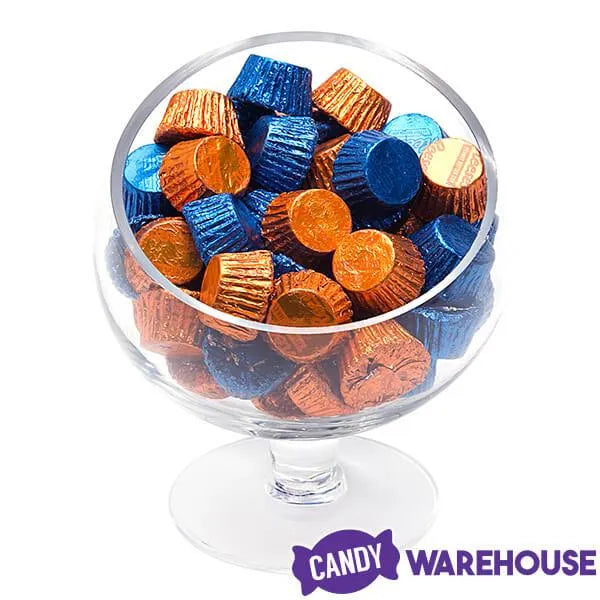 Reeses Peanut Butter Cups Color Combo - Dark Blue and Orange: 400-Piece Box