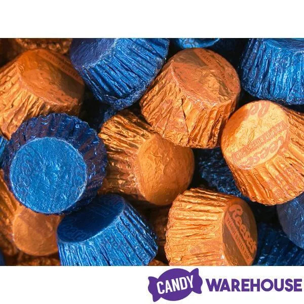 Reeses Peanut Butter Cups Color Combo - Dark Blue and Orange: 400-Piece Box