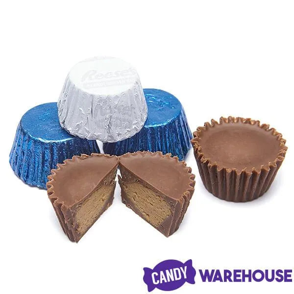 Reeses Peanut Butter Cups Color Combo - Dark Blue and White: 400-Piece Box