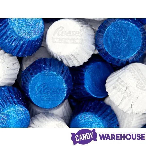 Reeses Peanut Butter Cups Color Combo - Dark Blue and White: 400-Piece Box