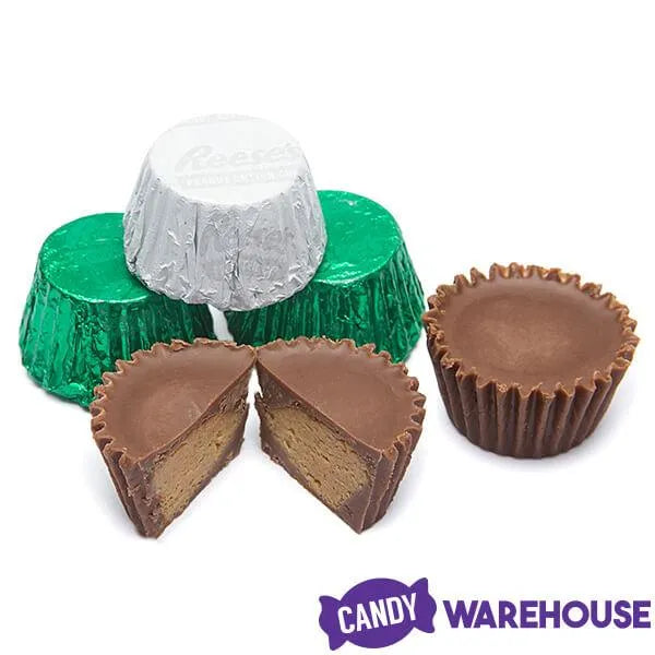 Reeses Peanut Butter Cups Color Combo - Dark Green and White: 400-Piece Box