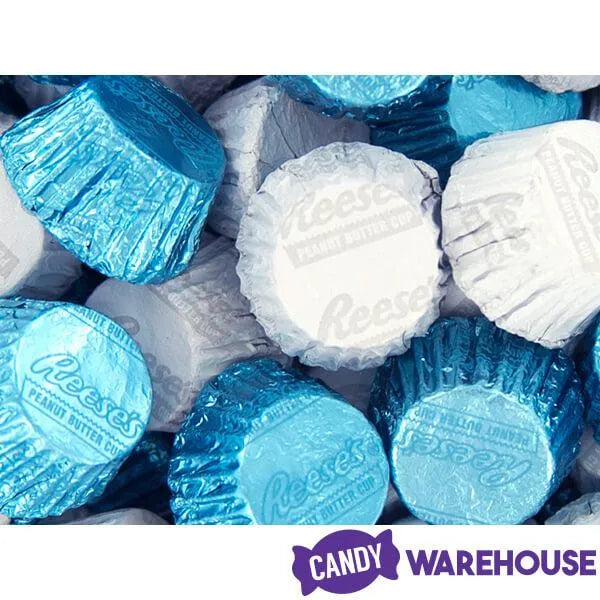 Reeses Peanut Butter Cups Color Combo - Light Blue and White: 400-Piece Box