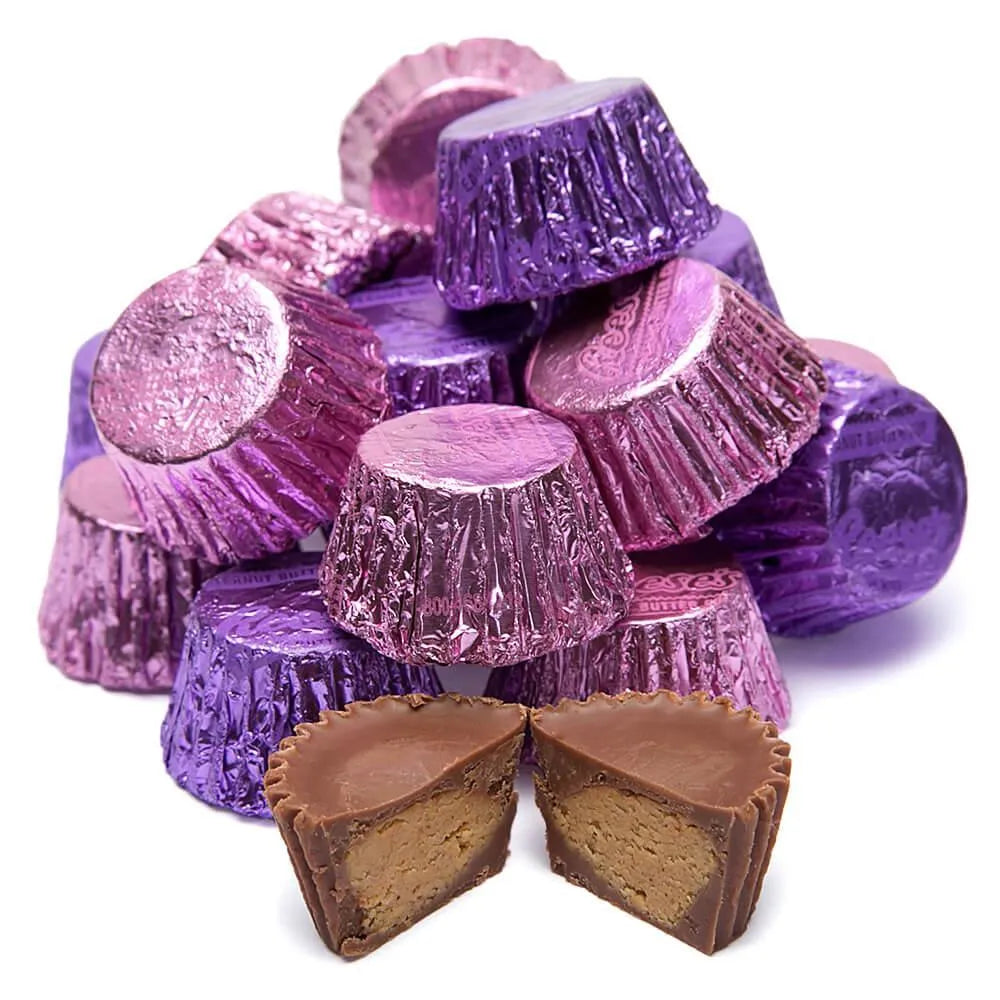 Reeses Peanut Butter Cups Color Combo - Pink and Purple: 400-Piece Box