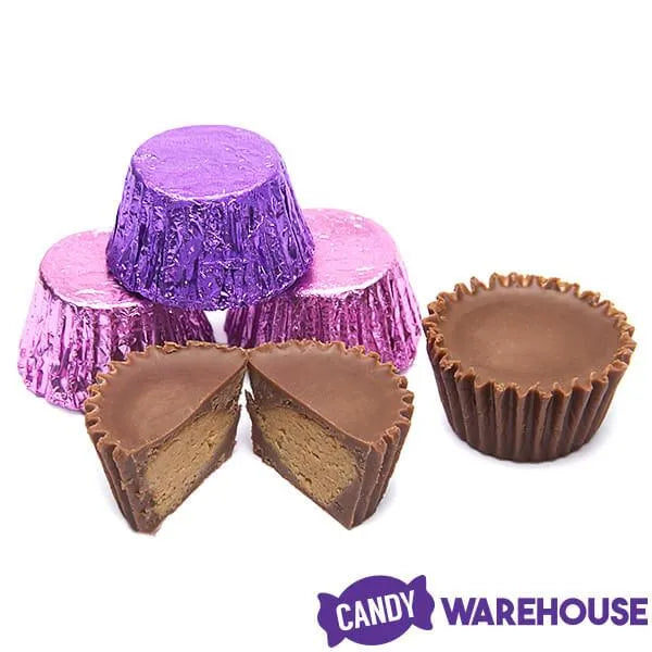 Reeses Peanut Butter Cups Color Combo - Pink and Purple: 400-Piece Box