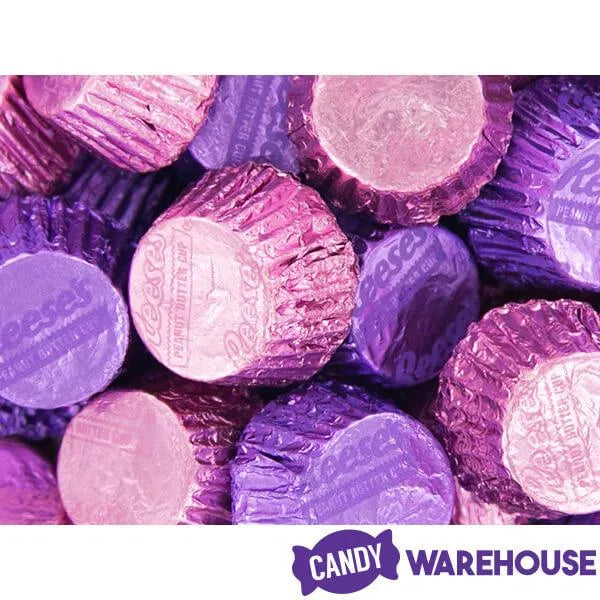 Reeses Peanut Butter Cups Color Combo - Pink and Purple: 400-Piece Box