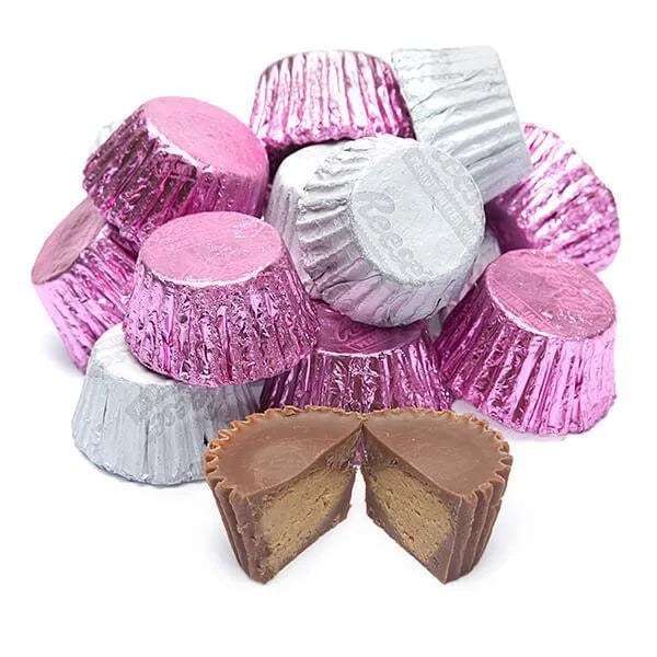 Reeses Peanut Butter Cups Color Combo - Pink and White: 400-Piece Box