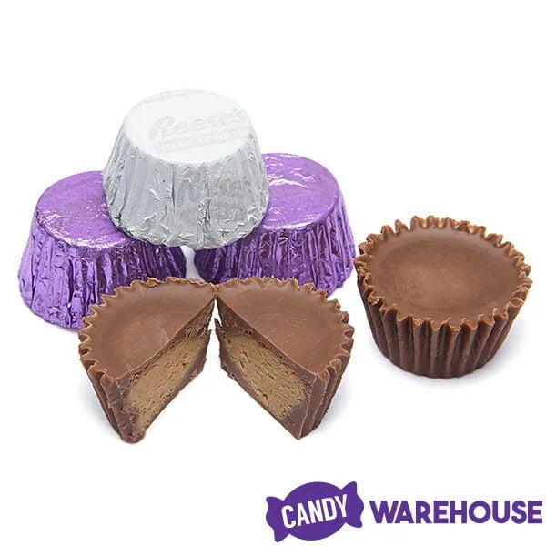 Reeses Peanut Butter Cups Color Combo - Purple and White: 400-Piece Box