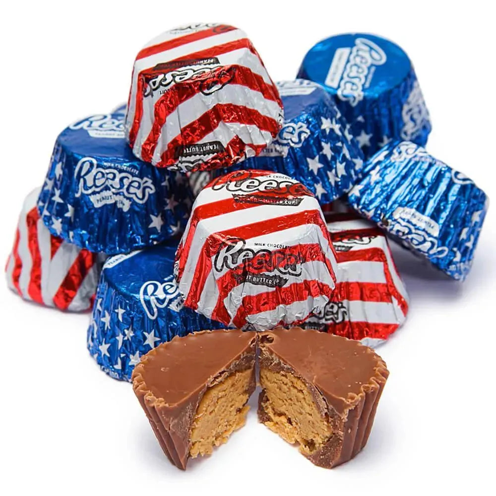 Reese's Peanut Butter Cups Miniatures - USA Flag: 120-Piece Jar