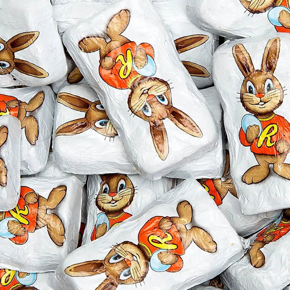 Reeses Reester Bunnies Mini Peanut Butter Milk Chocolate Bunny Candy: 25-Piece Bag