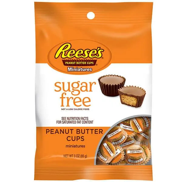 Reeses Sugar Free Mini Peanut Butter Cups: 120-Piece Box