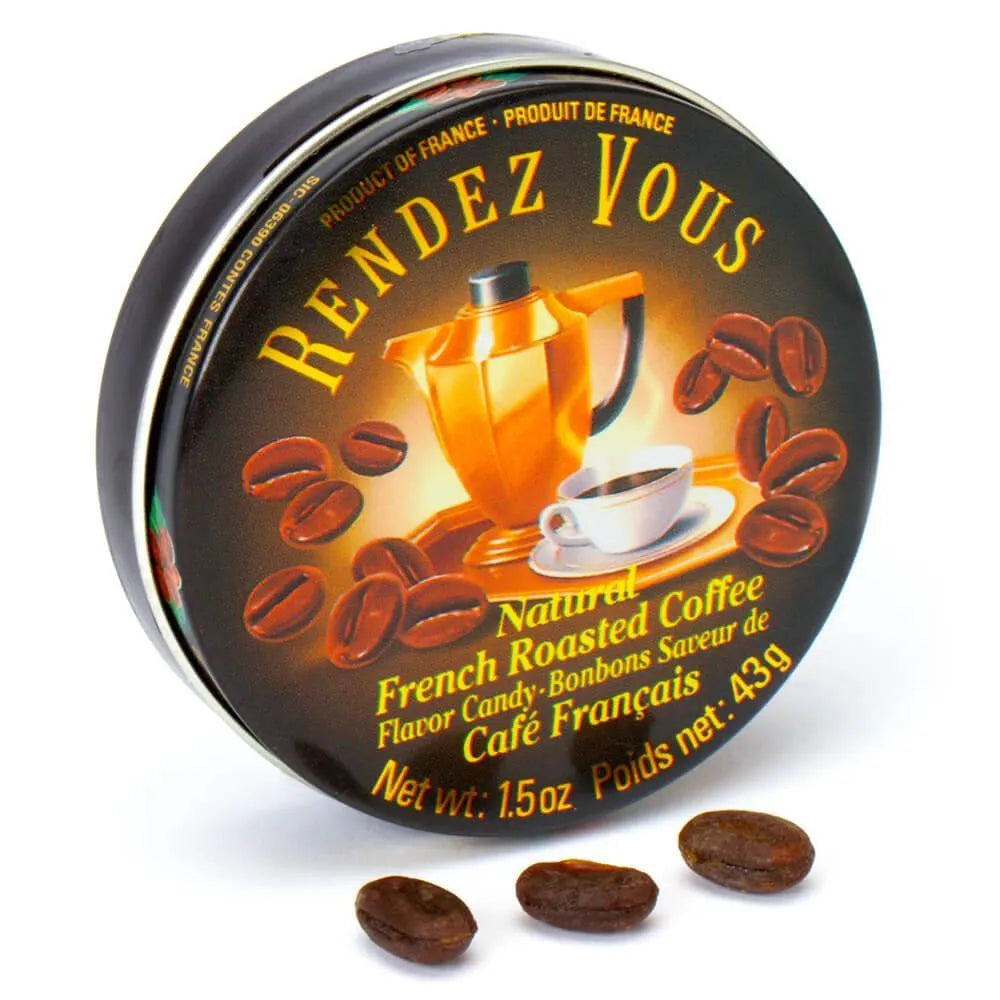 Rendez Vous Mini Bon Bons Tins - Coffee: 12-Piece Box