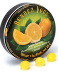 Rendez Vous Mini Bon Bons Tins - Sour Lemon: 12-Piece Box