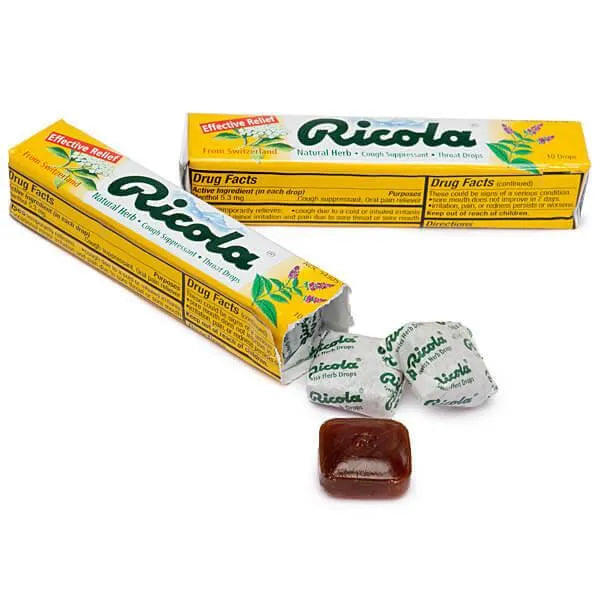 Ricola Herb Candy Drops Packs: 18-Piece Box