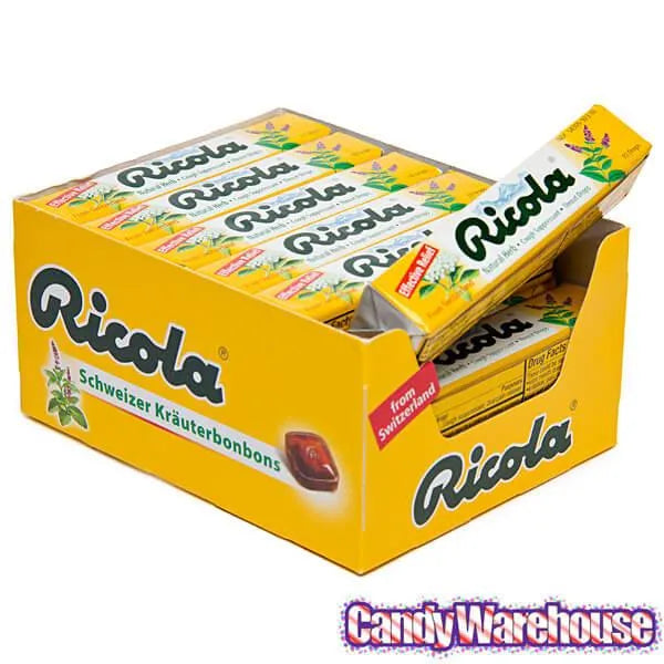 Ricola Herb Candy Drops Packs: 18-Piece Box