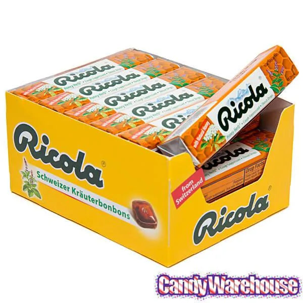 Ricola Honey-Herb Candy Drops Packs: 18-Piece Box